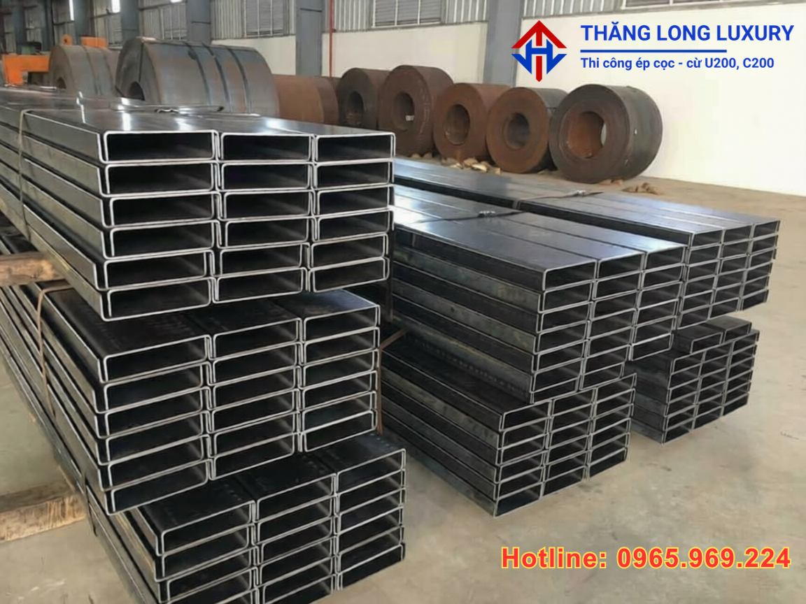 Cho thuê cừ U200 miền Bắc