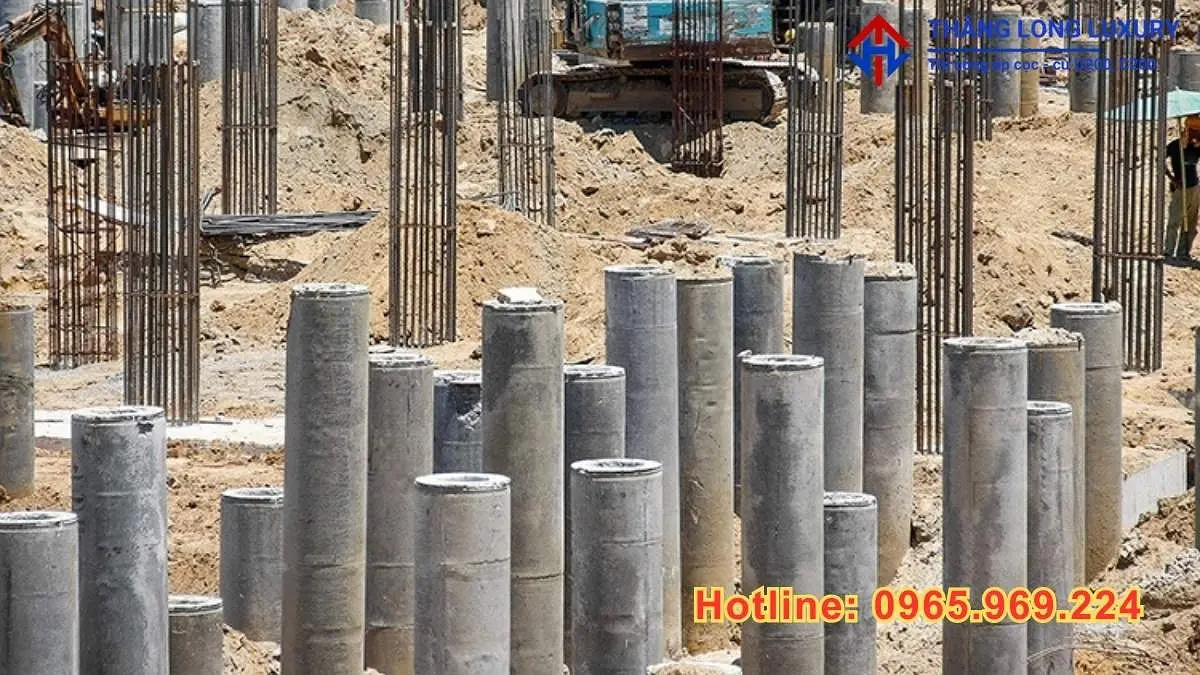 Khoảng cách giữa các cọc bê tông